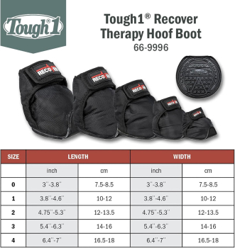 "JTI"  Recover Therapy Hoof Boot – Size 1 bis 4